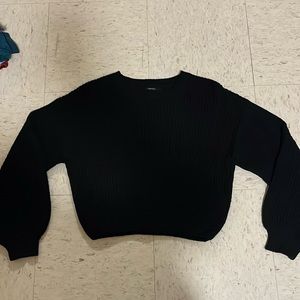 Black knitted Forever 21 sweater size small